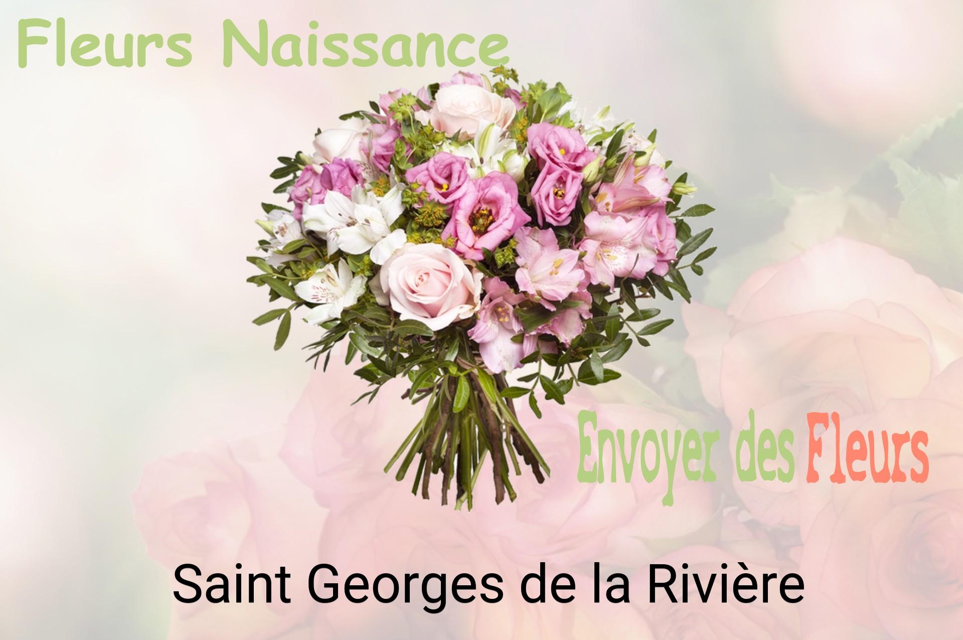Bouquet de fleurs de naissance livré à Saint-Georges-de-la-Rivière